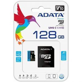 ADATA Premier MicroSDXC 128GB UHS-I Class 10 + SD adaptér