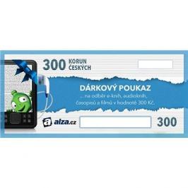 Elektronický dárkový poukaz Alza.cz na nákup e-knih, audioknih, časopisů a filmů v hodnotě 300 Kč