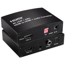 PremiumCord HDMI2.0 Repeater/Extender s oddělením audia