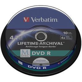 VERBATIM M-DISC DVD R 4X 4,7GB Inkjet Printable 10pck/BAL