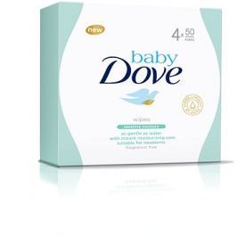 BABY DOVE Sensitive Moisture vlhčené ubrousky (4× 50 ks)