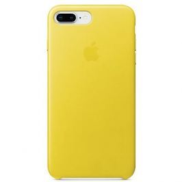 iPhone 8 Plus/7 Plus Kožený kryt jarně žlutý