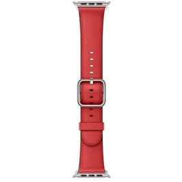 Apple 42mm Červený s klasickou přezkou