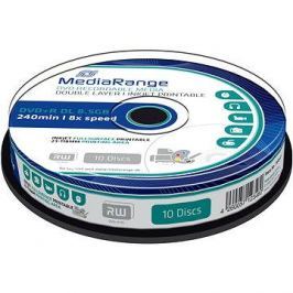 MediaRange DVD+R Dual Layer Printable 10ks cakebox