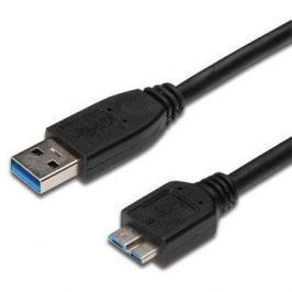 PremiumCord USB 3.0 propojovací A-microB černý 1m
