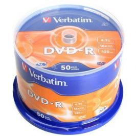 Verbatim DVD-R 16x, 50ks cakebox