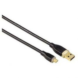Hama propojovací USB A(M) - micro B(M) 0.75m černý