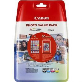 Canon CLI-521 multipack + fotopapír PP-201