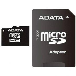 ADATA Micro SDHC 8GB Class 4 + SD adaptér