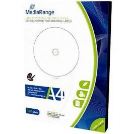MediaRange CD/DVD/Blu-ray etikety 15mm - 118mm bílé