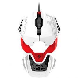 Mad Catz R.A.T. 1 bílo-červená