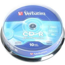 Verbatim CD-R DataLife Protection 52x, 10ks cakebox