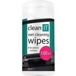 CLEAN IT Čistící ubrousky mokré na plasty 100ks