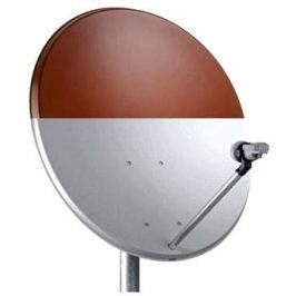 TeleSystem satelitní železná parabola 74x84cm červená