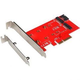I-TEC PCI-E 2x M.2 Card (PCI-E/SATA)