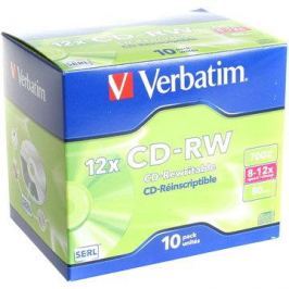 Verbatim CD-RW 12x, 10ks v krabičce