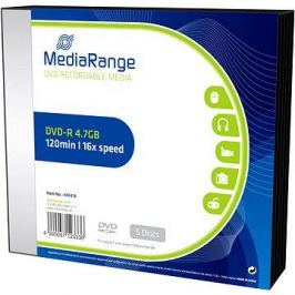 MediaRange DVD-R 5ks v SLIM krabičce