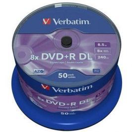 Verbatim DVD+R 8x, Dual Layer 50ks cakebox