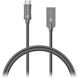 CONNECT IT Wirez Steel Knight Micro USB 1m, metallic anthracite