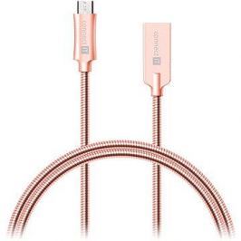 CONNECT IT Wirez Steel Knight Micro USB 1m, metallic rose-gold