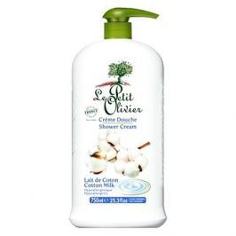 LE PETIT OLIVIER Sprchový krém Bavlníkové mléko 750 ml
