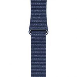 Apple 42mm Půlnočně modrý kožený - Large