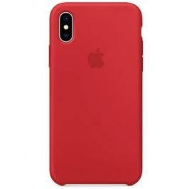 iPhone X Silikonový kryt červený
