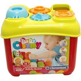 Clementoni Clemmy baby - Aktivní kyblík s prostrkávacími tvary