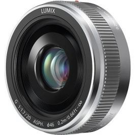 Panasonic Lumix G 20mm f/1.7 stříbrný