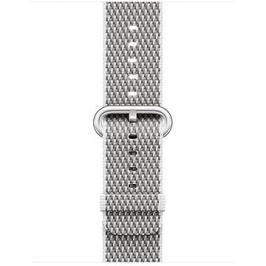 Apple 38mm Bílý z tkaného nylonu (prošívání)
