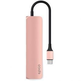 Epico USB Type-C Hub Multi-Port 4k HDMI - rose gold/black