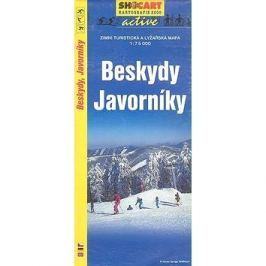 Beskydy Javorníky 1:75 000: Zimní turistická a lyžařská m.