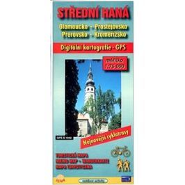 Střední Haná 1:75 000 Olomoucko, Prostějovsko, Přerovsko, Kroměřížsko: Digitální kartografie GPS