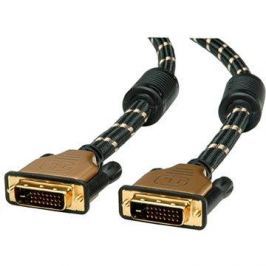 ROLINE propojovací Gold DVI-D pro LCD, 3m