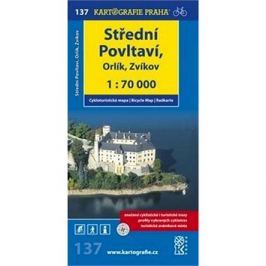 Střední Povltaví, Orlík, Zvíkov: cyklomapa 1:70 000