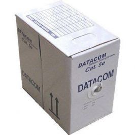 Datacom, drát, CAT5E, UTP, venkovní, 305m/box