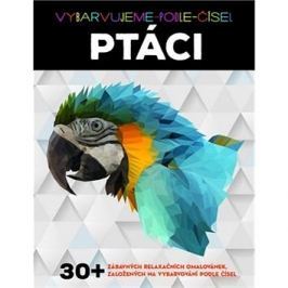Vybarvujeme podle čísel Ptáci: Relaxační omalovánky