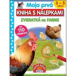 Moja prvá kniha s nálepkami Zvieratká na farme: so 110 nálepkami