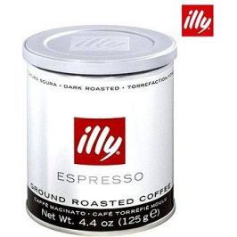 ILLY Dark Roasted, mletá, 125g