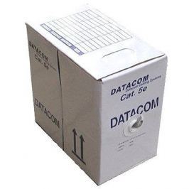 Datacom, drát, CAT5E, FTP, PE venkovní, 100m/box