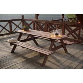 Tradgard 35270 Dřevěný PIKNIK set - 220CM