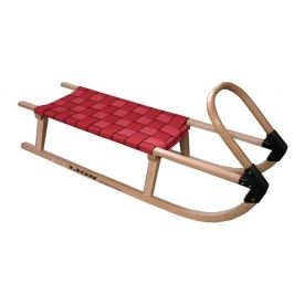 CorbySport 28441 Sáně 110cm dřevěné - červené
