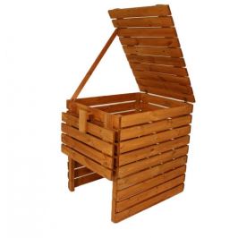 Gaboni 55479 Zahradní dřevěný kompostér - 800l