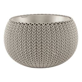Keter COZIES KNIT 41485 Květináč - S - písková