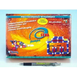 Stavebnice Seva Pumpa Benzina plast 180ks v krabici 22x15x6cm