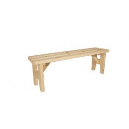 Gaboni Eduard 55484 Zahradní dřevěná lavice bez opěradla - bez povrchové úpravy - 150 cm
