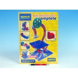 Stavebnice MERKUR Machinery set Complete 80 modelů v krabici 27x36x8cm