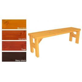 Gaboni Darina 55572 Zahradní dřevěná lavice bez opěradla - s povrchovou úpravou - 150 cm