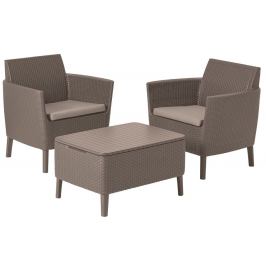 Allibert SALEMO balcony 54582 Zahradní polyratanový set - cappucino