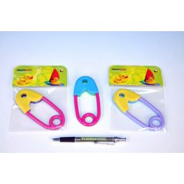 Chrastítko špendlík plast 12cm asst druhů v sáčku 0m+